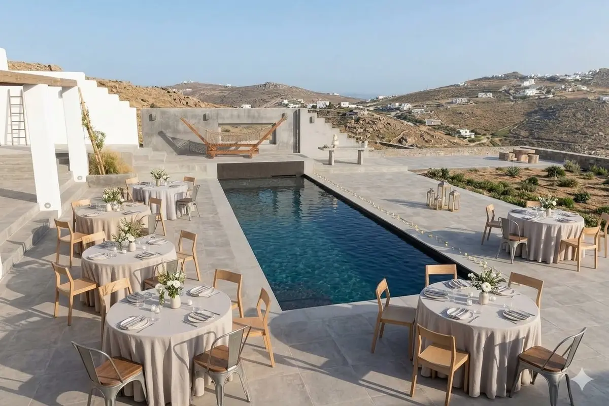 Villa Almi — wedding venue in Mykonos, Greece